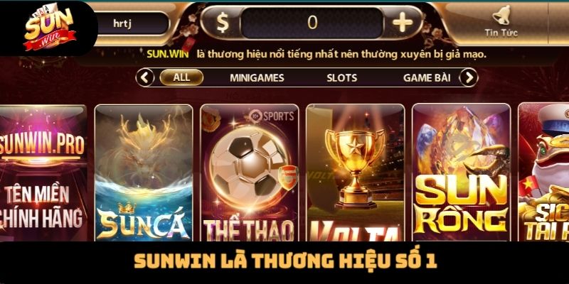 Sunwin là thương hiệu số 1