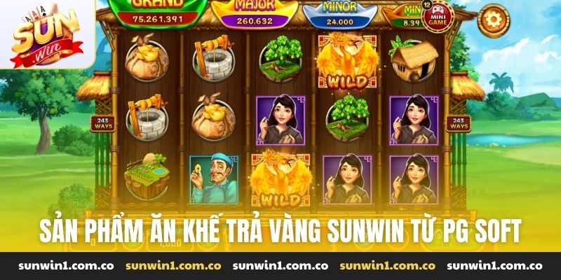 Sản phẩm Ăn khế trả vàng Sunwin từ PG soft