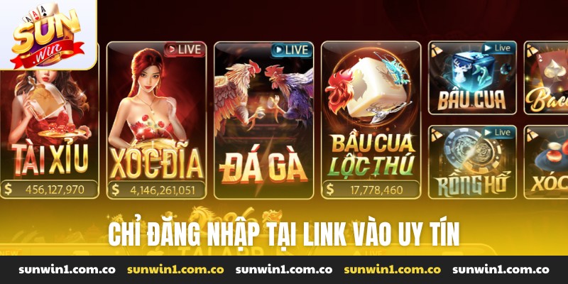 Chỉ đăng nhập tại link vào uy tín